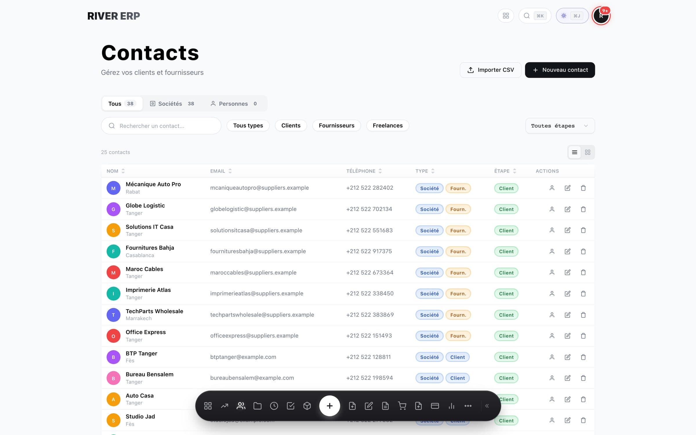 CRM & contacts
