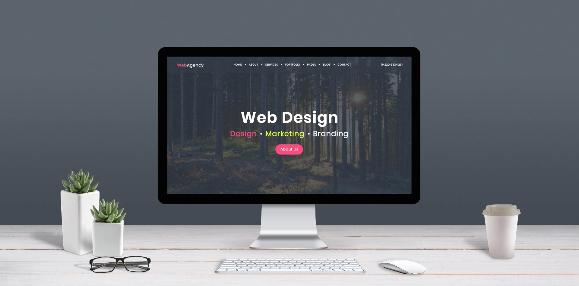 Well-designed website