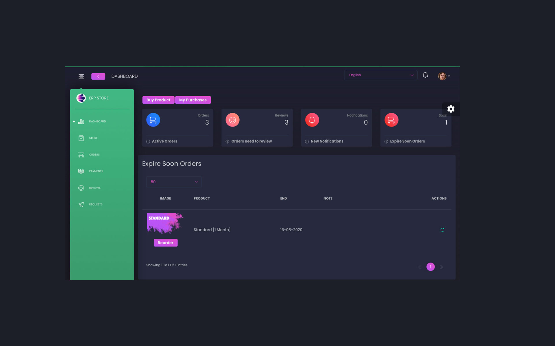 Client Dashboard